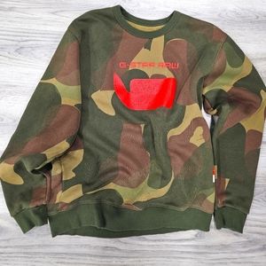 Crew neck army sweatshirt